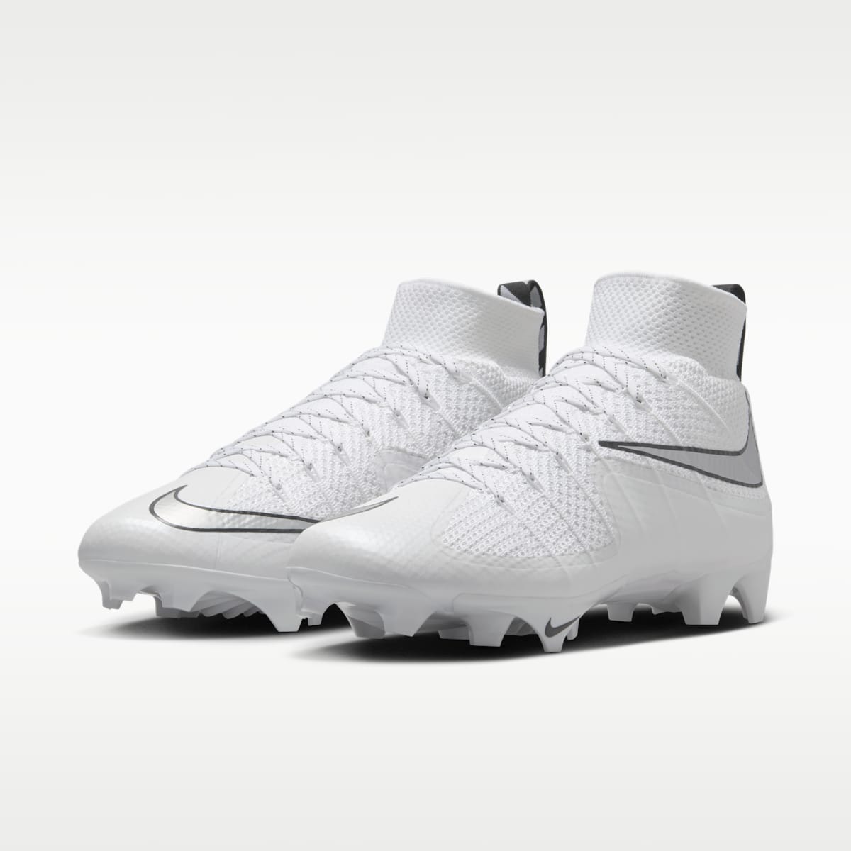 Nike Vapor Edge 360 "Untouchable" Men's Football Cleats - White/Black/Metallic Silver - Image 5