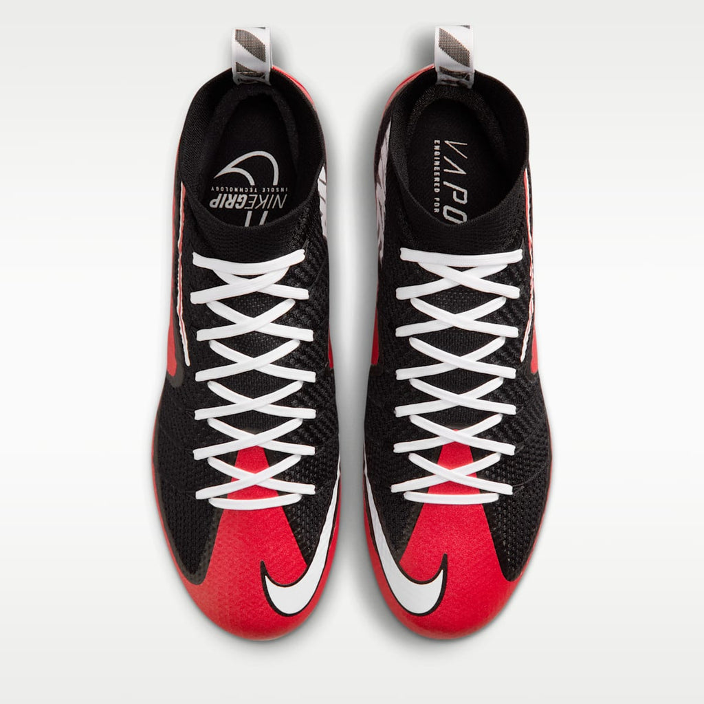Nike Vapor Edge 360 "Untouchable" Football Cleats - Black/University Red/White - Image 4