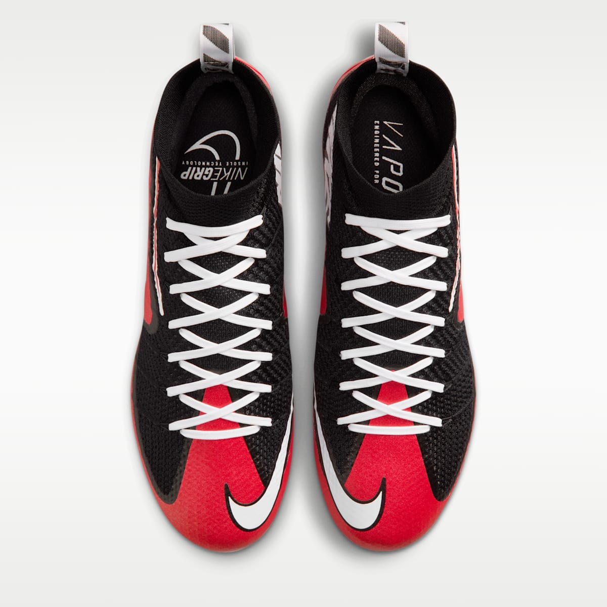 Nike Vapor Edge 360 "Untouchable" Football Cleats - Black/University Red/White - Image 4