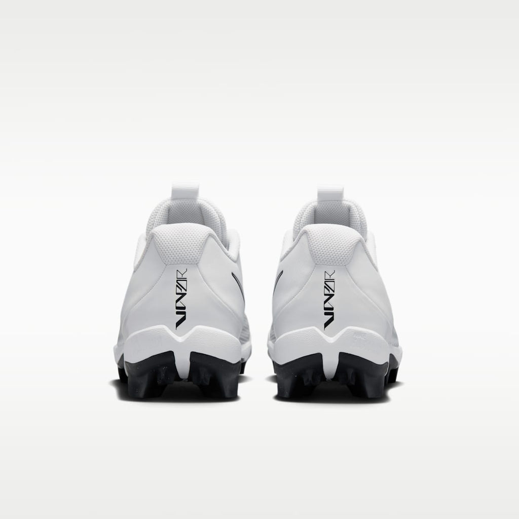 Nike Vapor Shark 3 Football Cleats - White/Wolf Grey/Black/Metallic Silver - Image 6