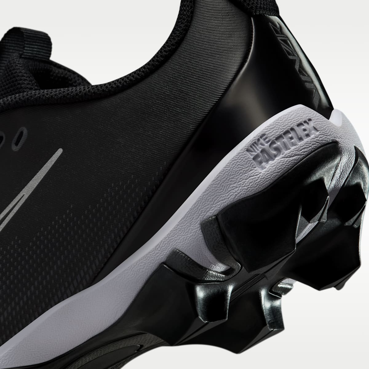 Nike Vapor Shark 3 Football Cleats - Black/Dark Grey/White/Black - Image 9