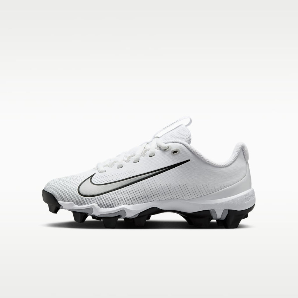 Nike Vapor Shark 3 Big Kids' Football Cleats - White/Wolf Grey/Black/Metallic Silver