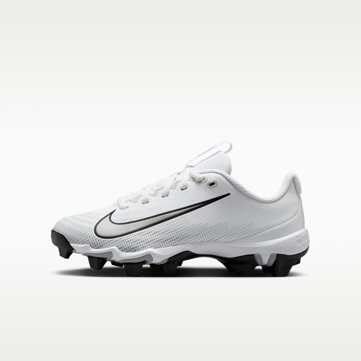 Nike Vapor Shark 3 Big Kids' Football Cleats - White/Wolf Grey/Black/Metallic Silver