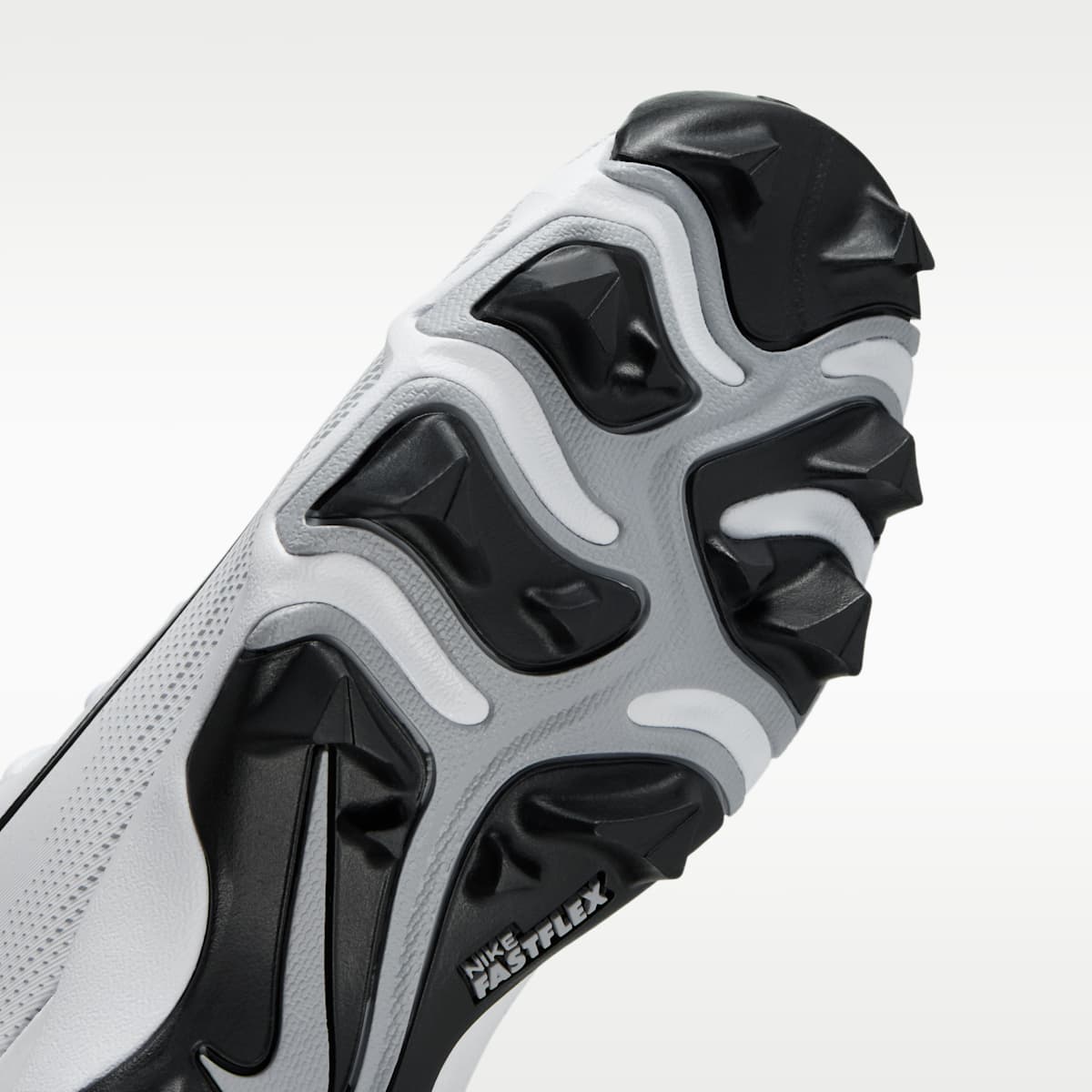 Nike Vapor Shark 3 Big Kids' Football Cleats - White/Wolf Grey/Black/Metallic Silver
