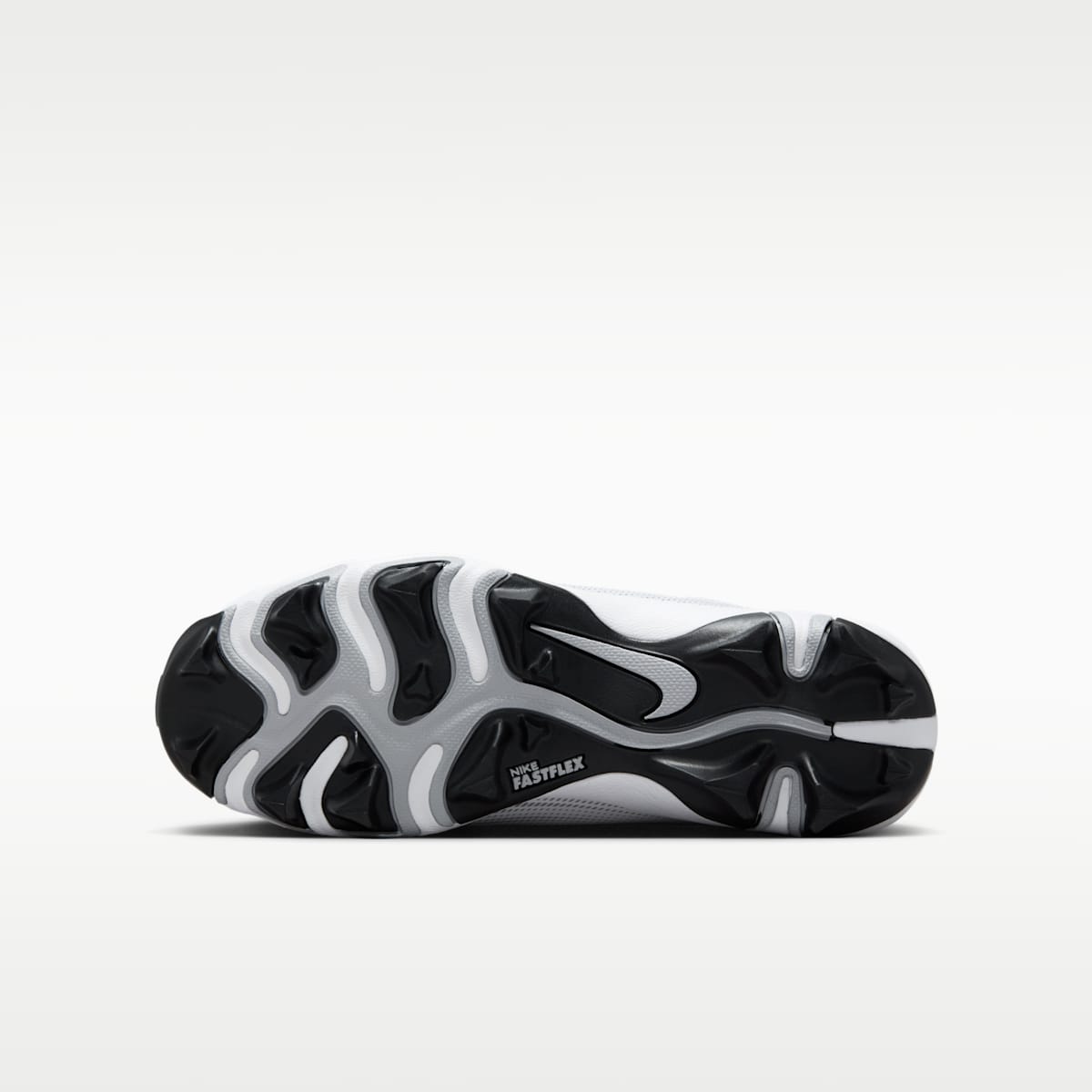 Nike Vapor Shark 3 Big Kids' Football Cleats - White/Wolf Grey/Black/Metallic Silver