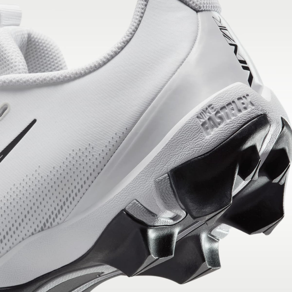 Nike Vapor Shark 3 Football Cleats - White/Wolf Grey/Black/Metallic Silver - Image 9