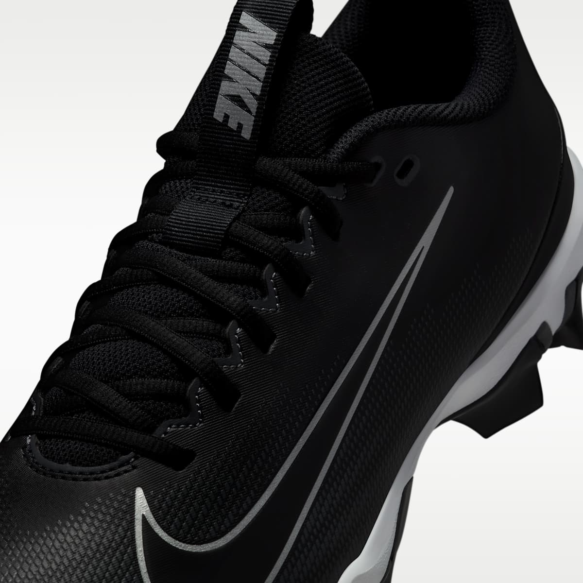 Nike Vapor Shark 3 Football Cleats - Black/Dark Grey/White/Black - Image 8