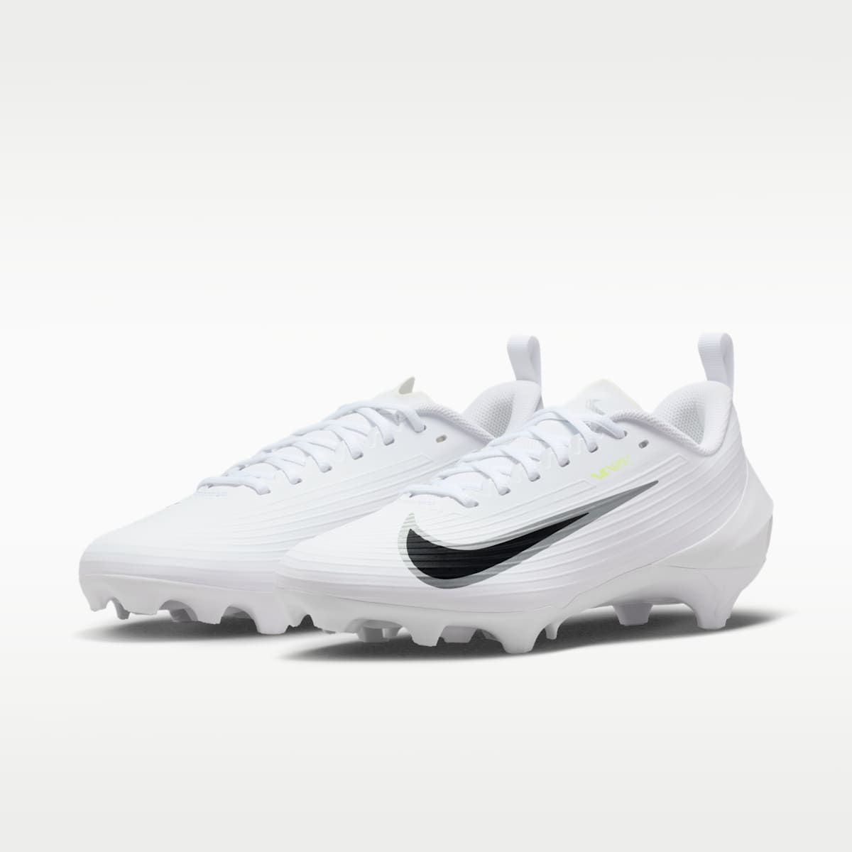 Nike Vapor Speed 3 Football Cleats - White/Volt Ice/Metallic Silver - Image 5
