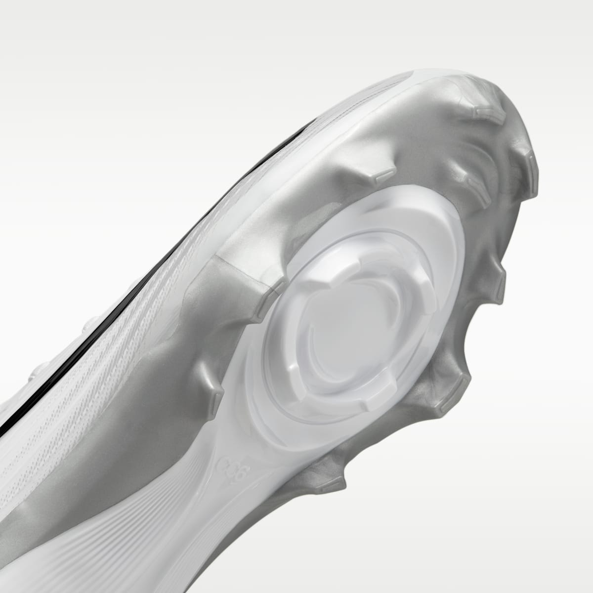 Women's Nike Vapor Speed 3 Football Cleats - White/Summit White/Wolf Grey/Metallic Silver