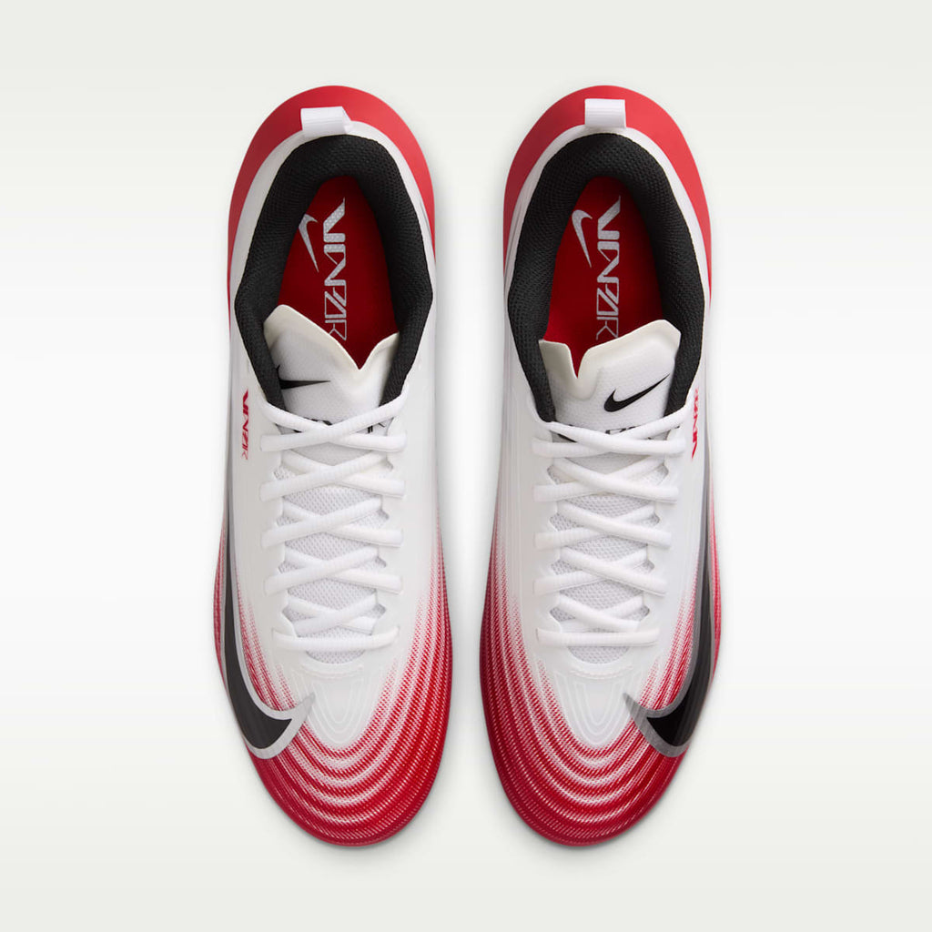 Nike Vapor Speed 3 Football Cleats - White/University Red/Black - Image 4