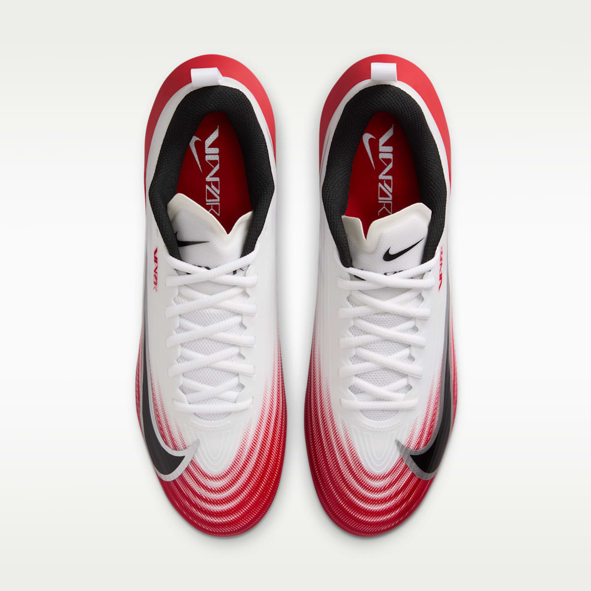Nike Vapor Speed 3 Football Cleats - White/University Red/Black - Image 4