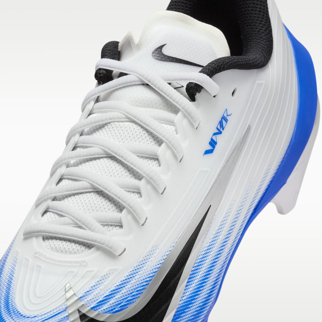 Nike Vapor Speed 3 Football Cleats - White/Racer Blue/Black - Image 8