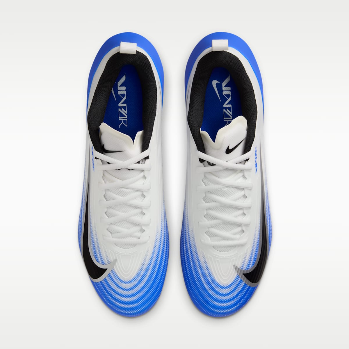 Nike Vapor Speed 3 Football Cleats - White/Racer Blue/Black - Image 4