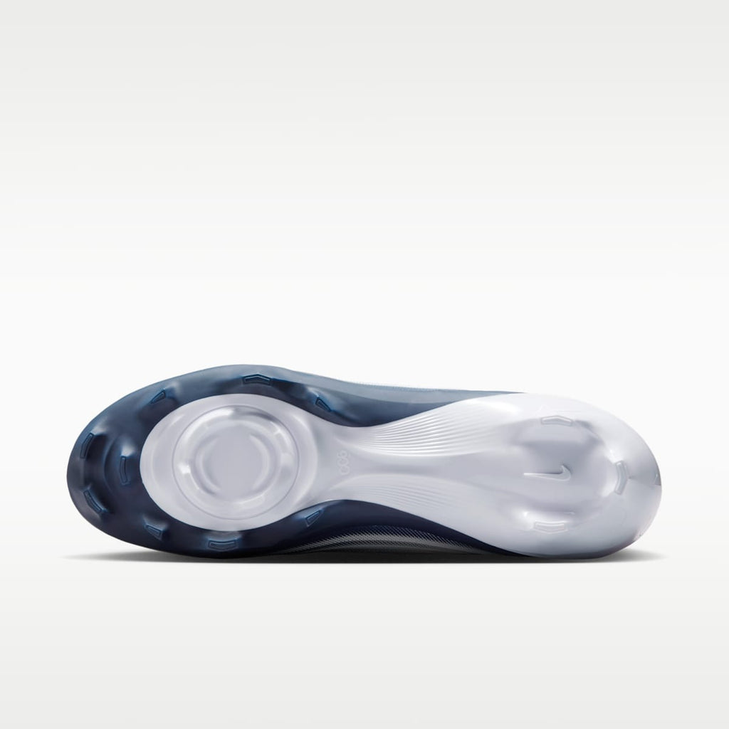 Women's Nike Vapor Speed 3 Football Cleats - White/Midnight Navy/Metallic Silver/Black