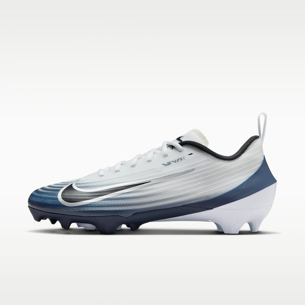 Women's Nike Vapor Speed 3 Football Cleats - White/Midnight Navy/Metallic Silver/Black