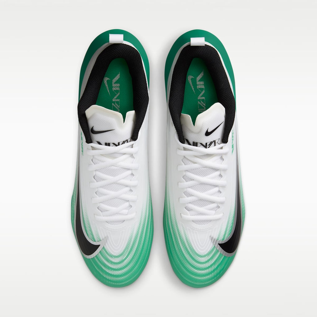 Nike Vapor Speed 3 Football Cleats - White/Stadium Green/Metallic Silver/Black - Image 4