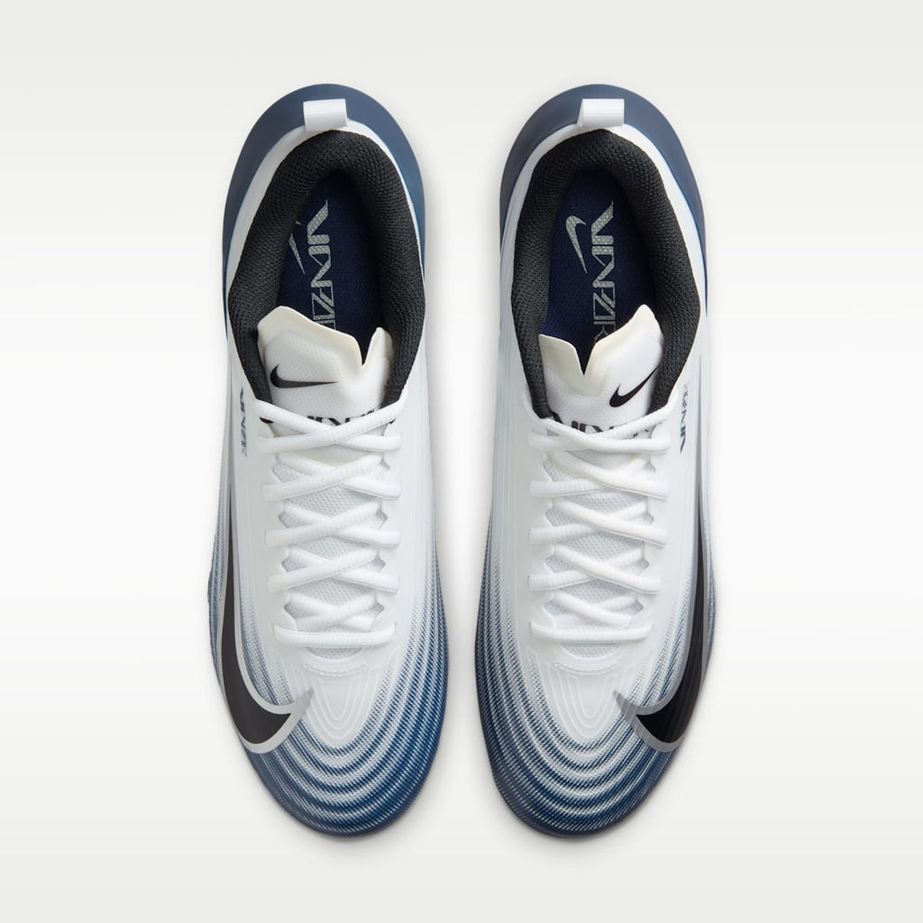 Women's Nike Vapor Speed 3 Football Cleats - White/Midnight Navy/Metallic Silver/Black