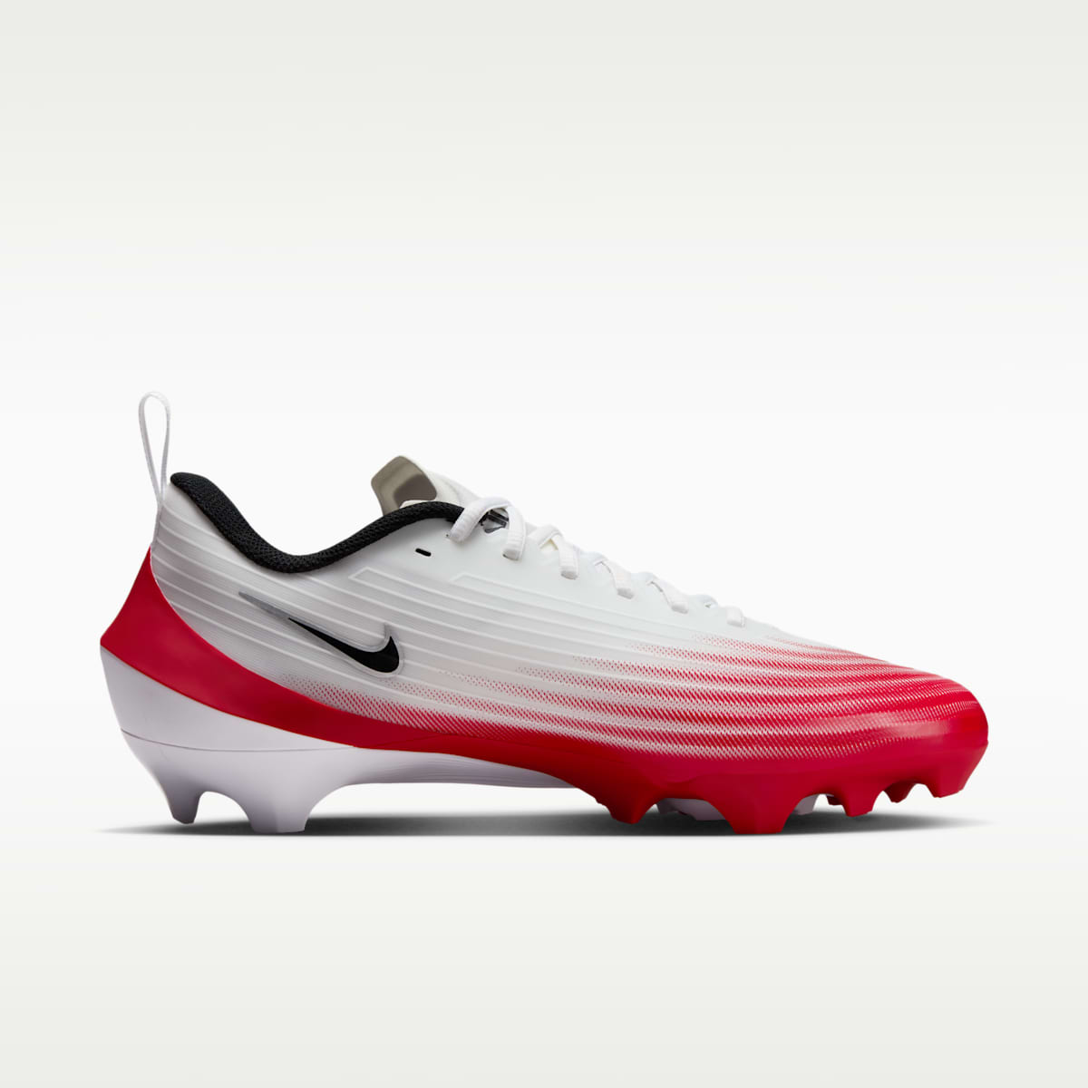 Nike Vapor Speed 3 Football Cleats - White/University Red/Black - Image 3