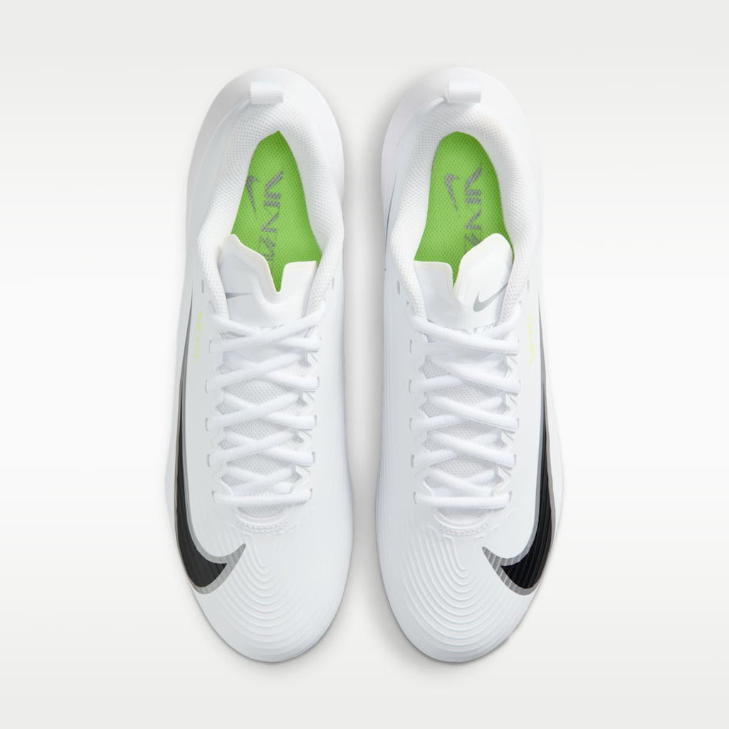 Nike Vapor Speed 3 Football Cleats - White/Volt Ice/Metallic Silver - Image 4