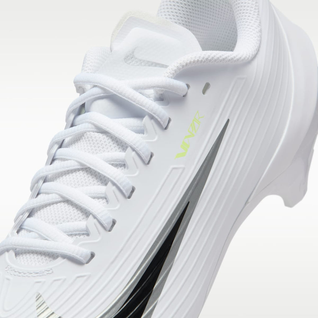 Women's Nike Vapor Speed 3 Football Cleats - White/Volt Ice/Metallic Silver