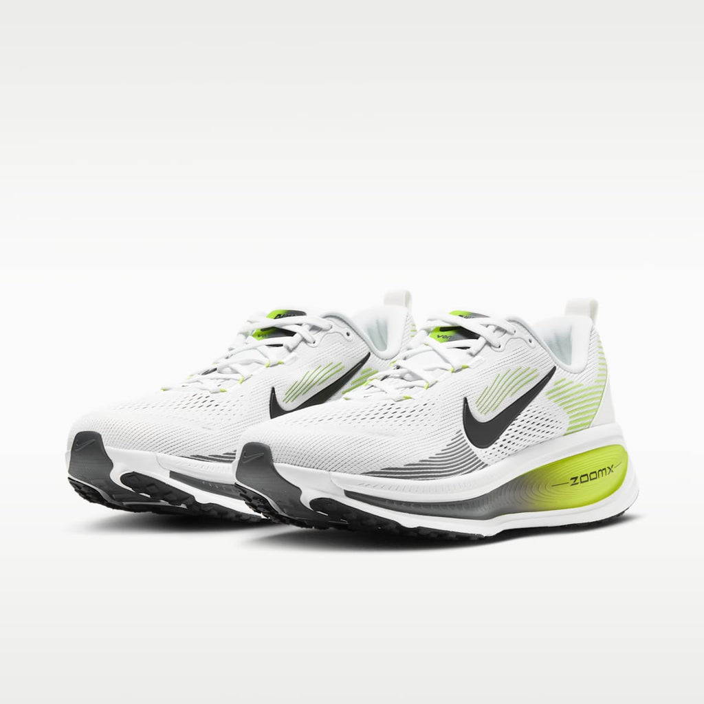 Nike Vomero 18 Men's Road Running Shoes - White/Lemon Venom/Dark Grey/Black - Image 5