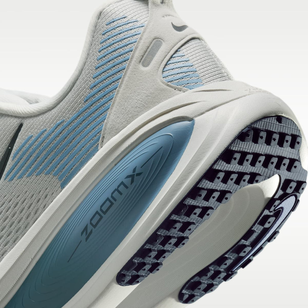Nike Vomero 18 Men's Road Running Shoes - Grey Fog/Off White/Work Blue/Dark Obsidian - Image 8
