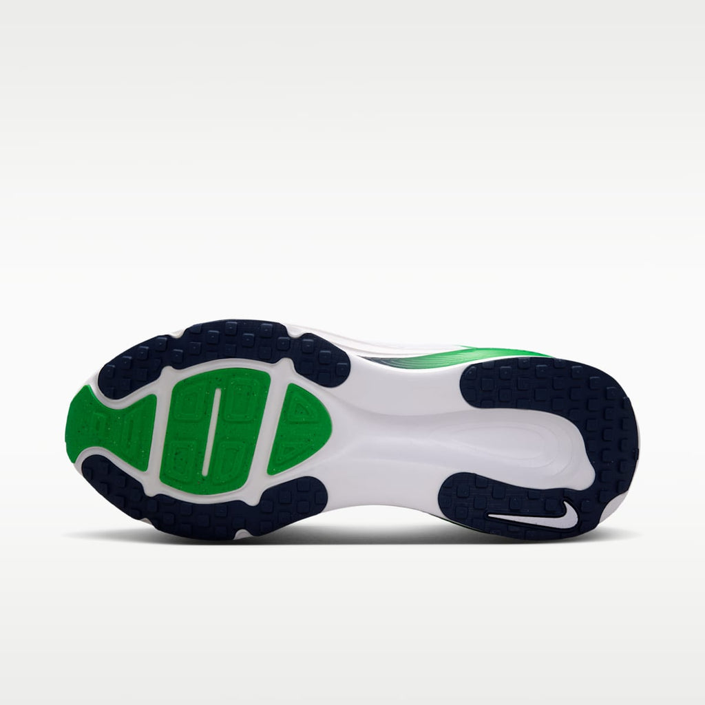 Nike Vomero 18 Men's Road Running Shoes - White/Green Spark/Midnight Navy - Image 2