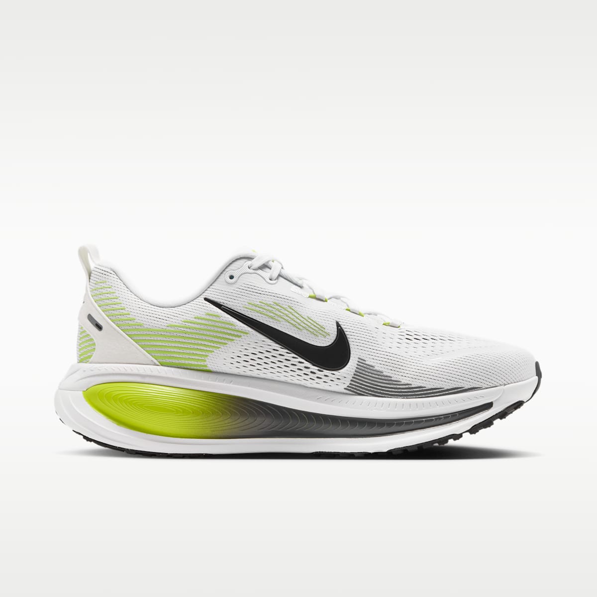 Nike Vomero 18 Men's Road Running Shoes - White/Lemon Venom/Dark Grey/Black - Image 3
