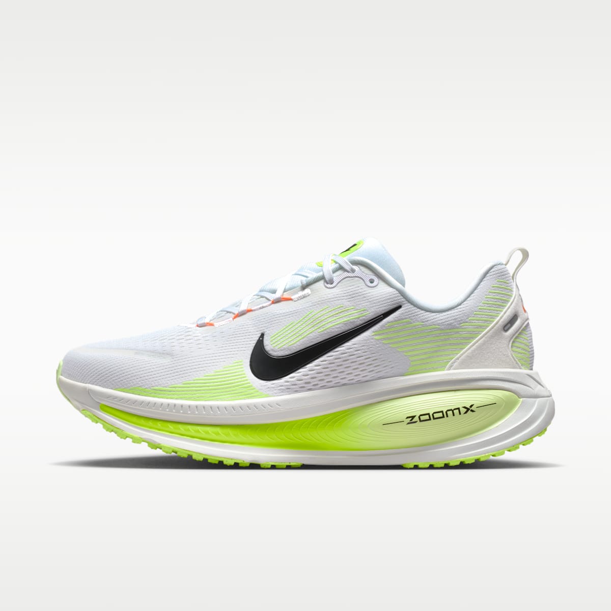 Nike Vomero 18 Men's Road Running Shoes - White/Volt/Barely Volt/Black - Image 1