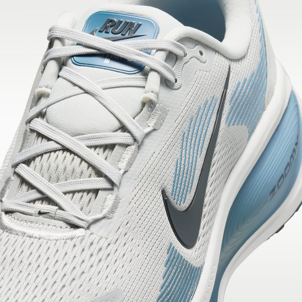 Nike Vomero 18 Men's Road Running Shoes - Grey Fog/Off White/Work Blue/Dark Obsidian - Image 7