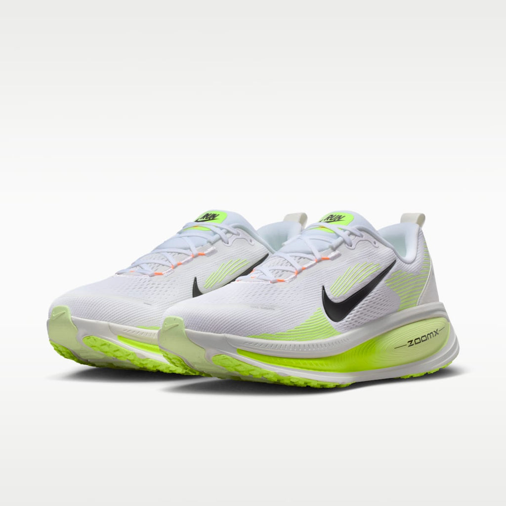Nike Vomero 18 Men's Road Running Shoes - White/Volt/Barely Volt/Black - Image 5