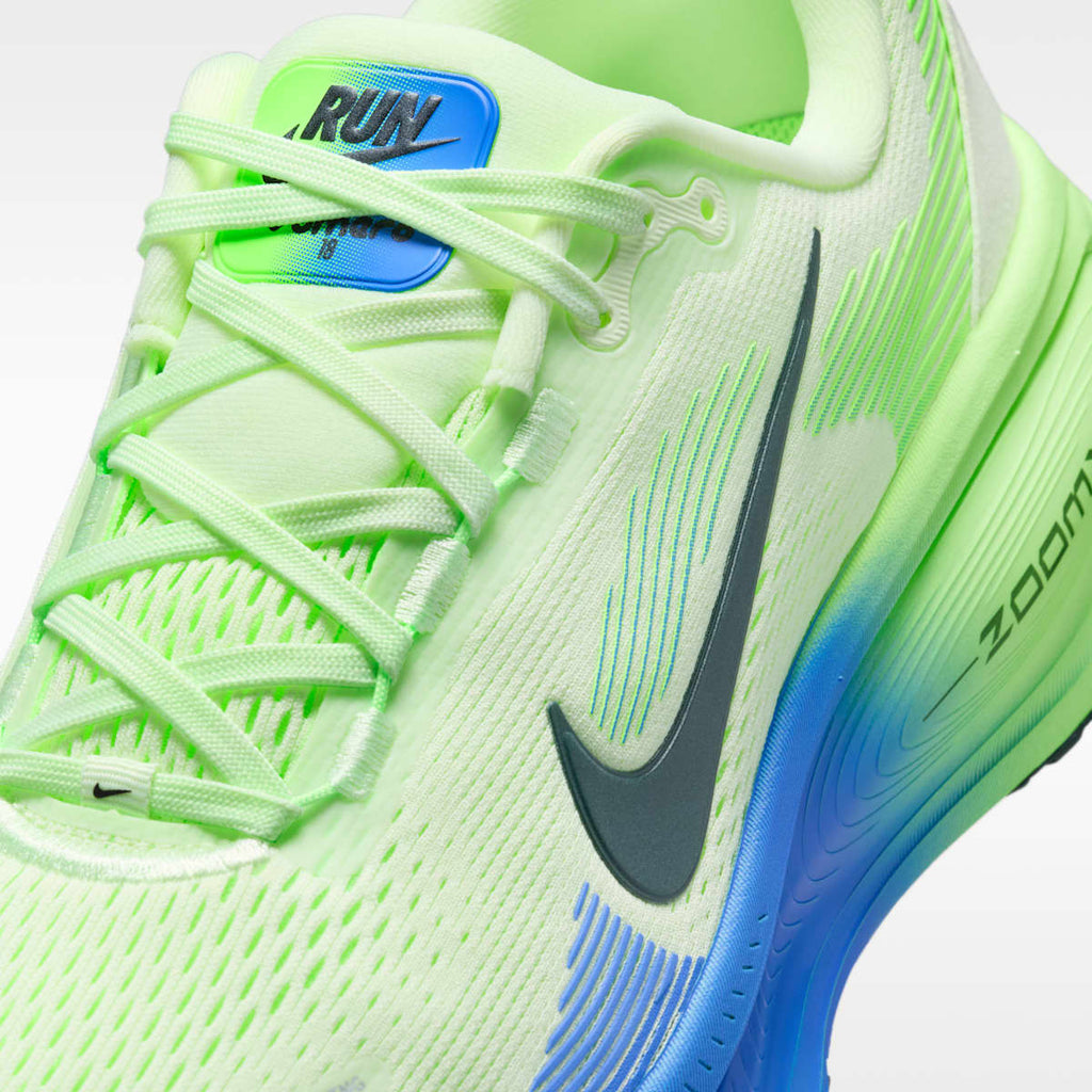 Nike Vomero 18 Men's Road Running Shoes - White/Volt Tint/Sapphire/Black Spruce - Image 7