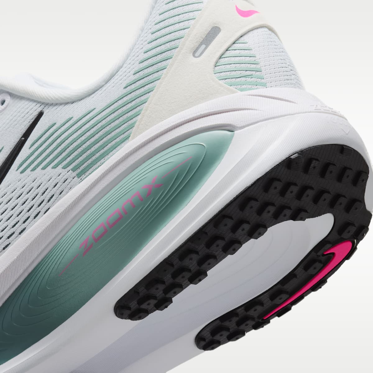 Nike Vomero 18 Men's Road Running Shoes - White/Mineral Slate/Mineral/Black - Image 8