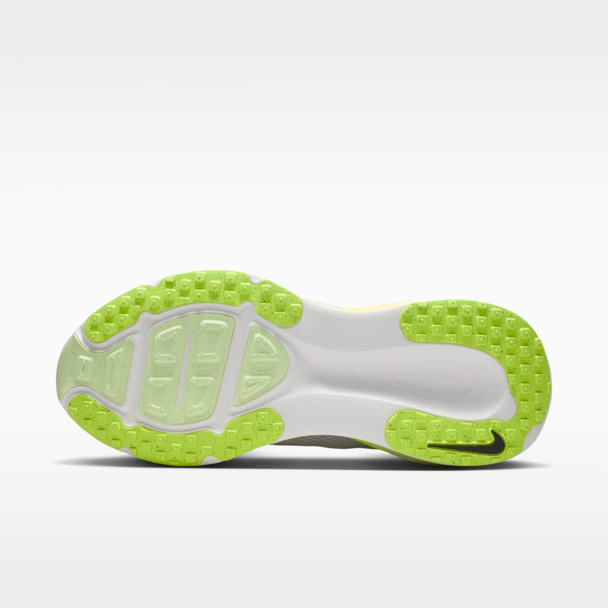 Nike Vomero 18 Men's Road Running Shoes - White/Volt/Barely Volt/Black - Image 2