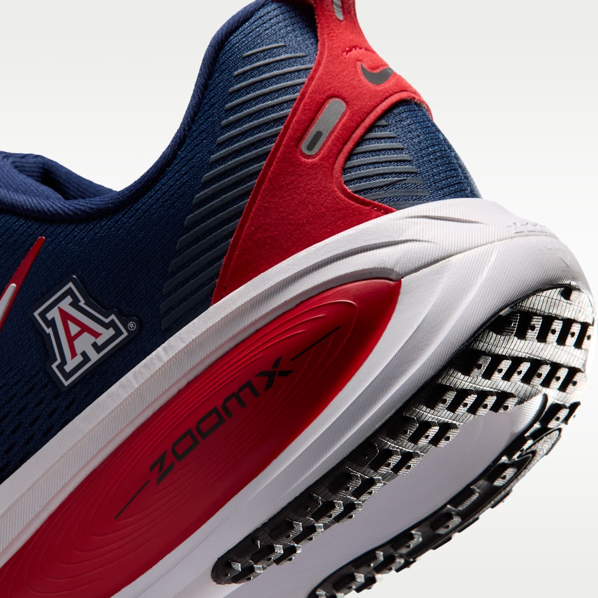 Nike College Vomero 18 (Arizona) Men's Road Running Shoes - College Navy/University Red/White - Image 8