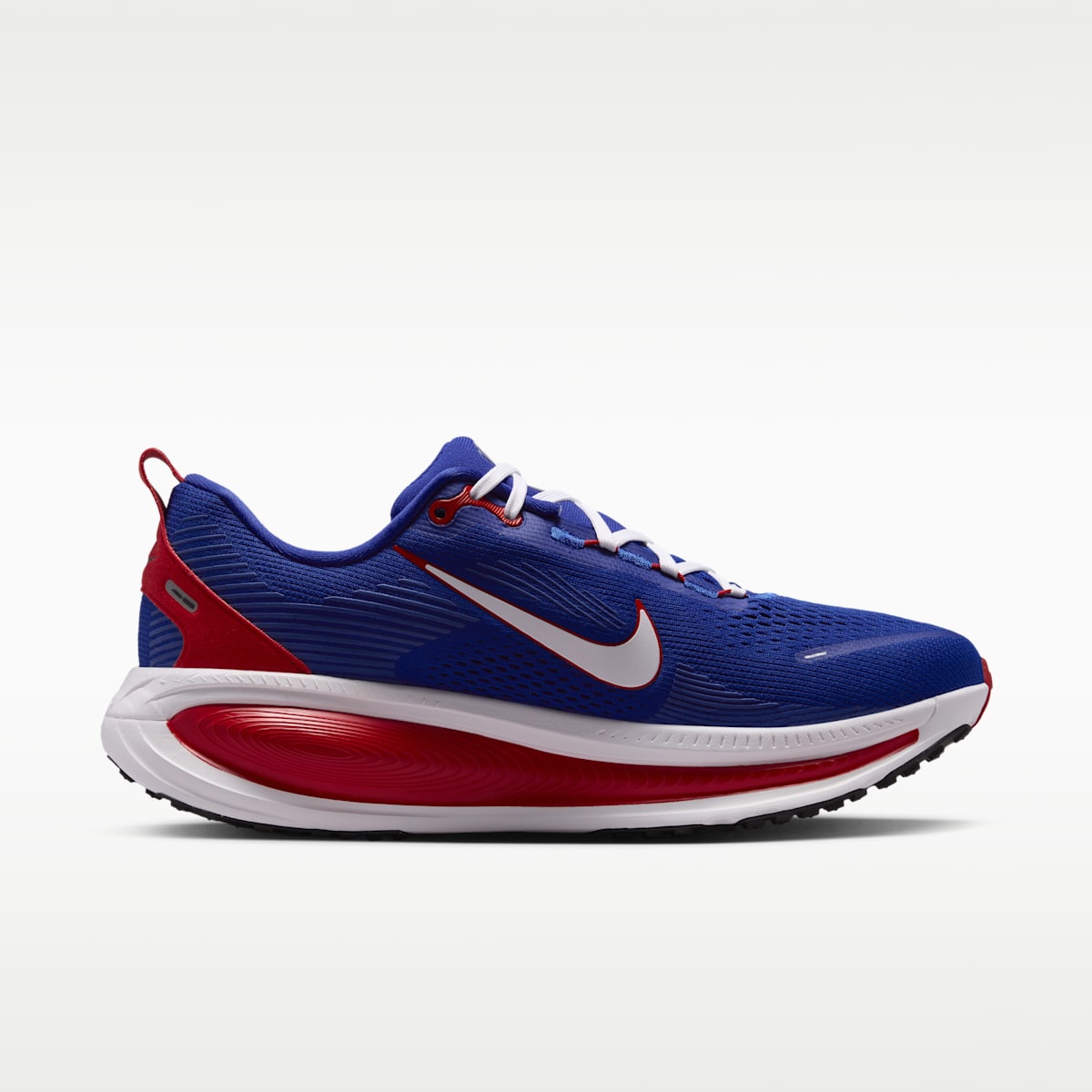 Nike Vomero 18 (Buffalo Bills) Men's NFL Road Running Shoes - Old Royal/University Red/White - Image 3