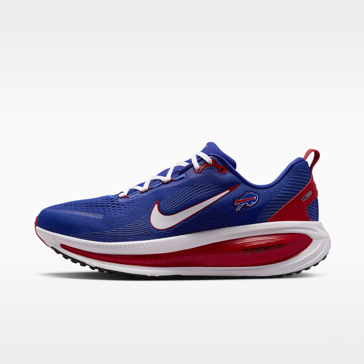 Nike Vomero 18 (Buffalo Bills) Men's NFL Road Running Shoes - Old Royal/University Red/White - Image 1