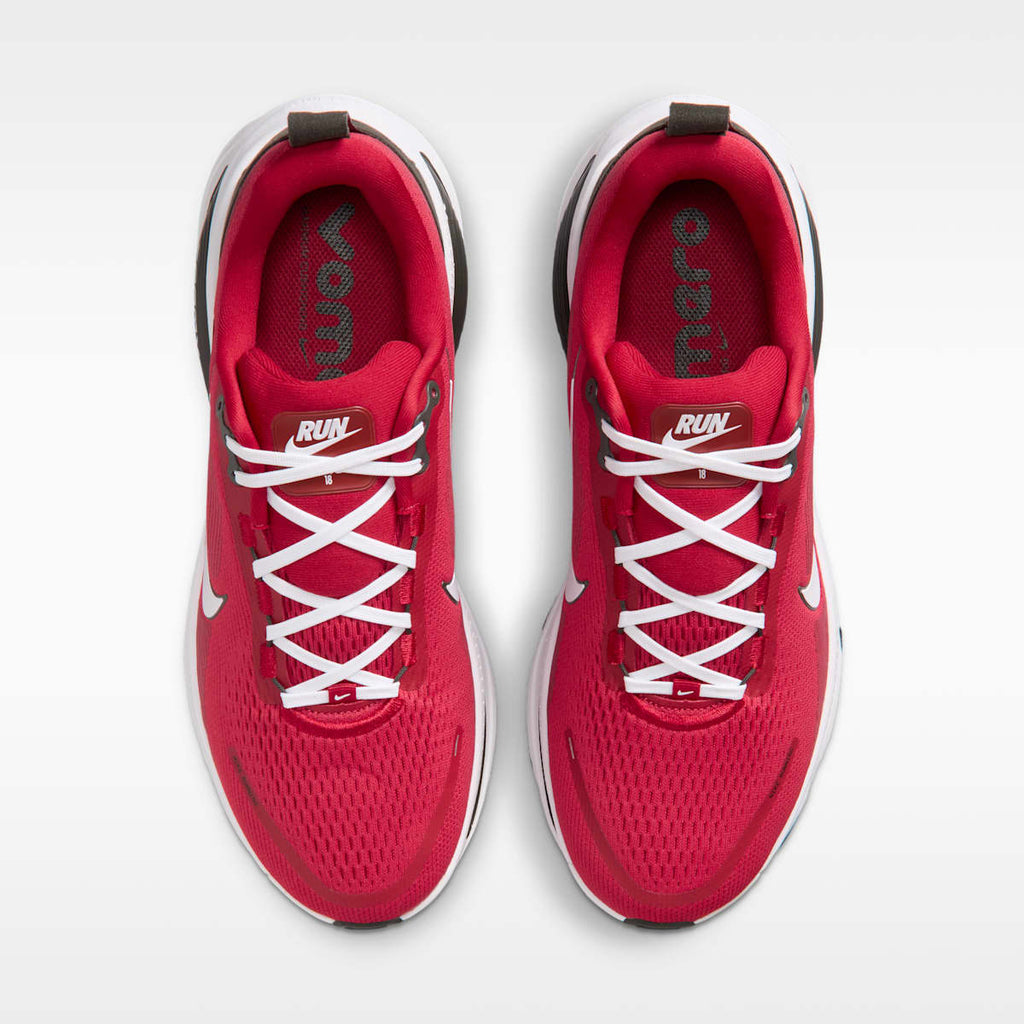 Nike Vomero 18 (Tampa Bay Buccaneers) Men's NFL Road Running Shoes - Gym Red/Deep Pewter/White - Image 4