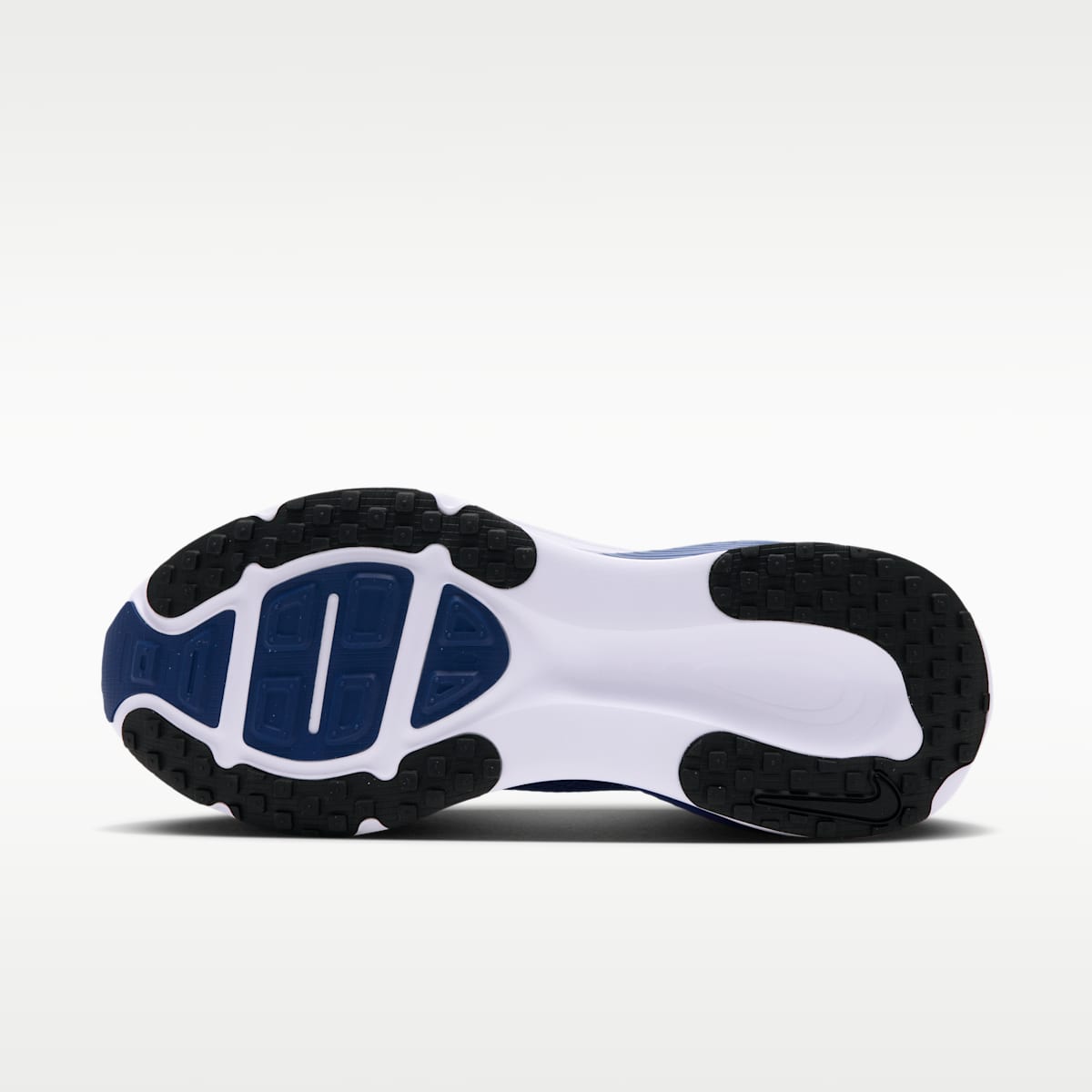 Nike Vomero 18 (Indianapolis Colts) Men's NFL Road Running Shoes - Gym Blue/Black/White - Image 2