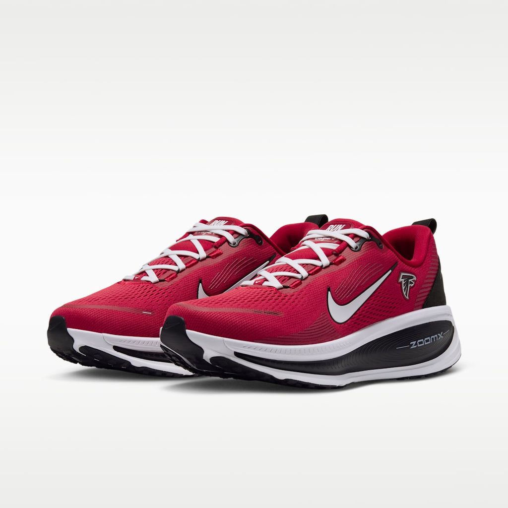 Nike Vomero 18 (Atlanta Falcons) Men's NFL Road Running Shoes - Gym Red/Black/White - Image 5