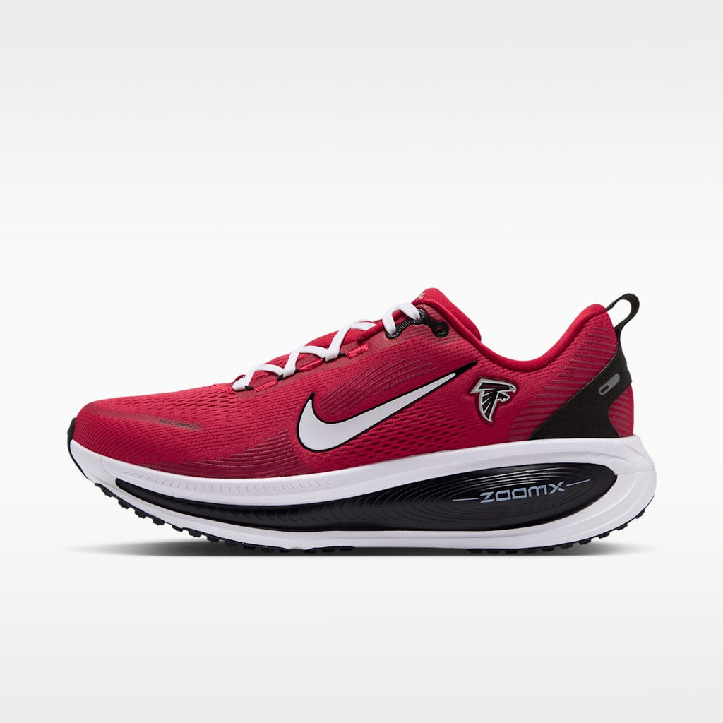 Nike Vomero 18 (Atlanta Falcons) Men's NFL Road Running Shoes - Gym Red/Black/White - Image 1