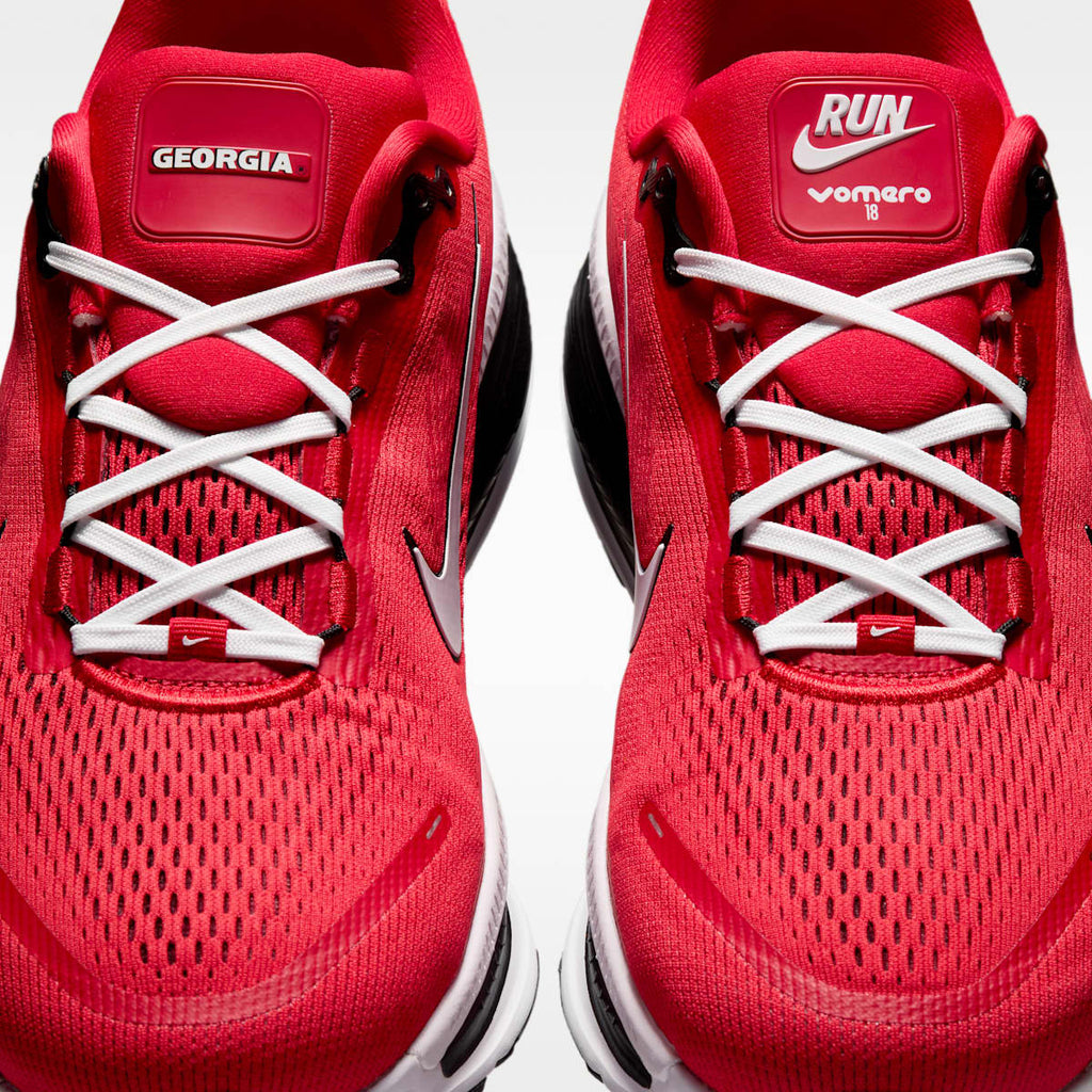 Nike College Vomero 18 (Georgia) Men's Road Running Shoes - University Red/Black/White - Image 9