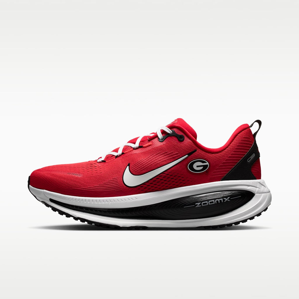 Nike College Vomero 18 (Georgia) Men's Road Running Shoes - University Red/Black/White - Image 1