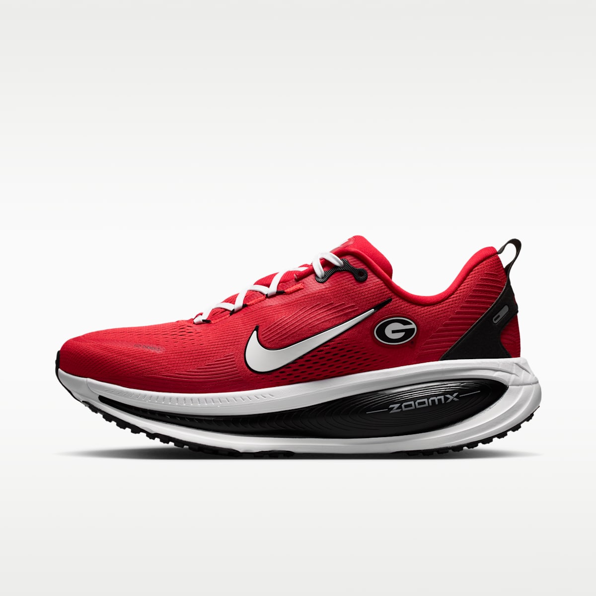 Nike College Vomero 18 (Georgia) Men's Road Running Shoes - University Red/Black/White - Image 1