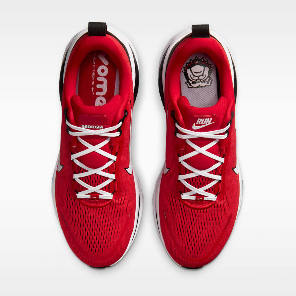 Nike College Vomero 18 (Georgia) Men's Road Running Shoes - University Red/Black/White - Image 4