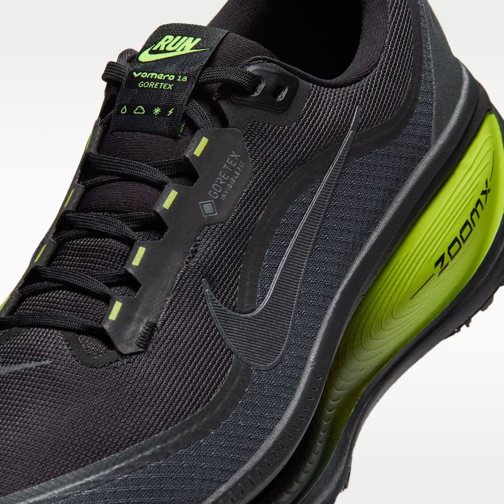 Nike Vomero 18 GORE-TEX Men's Waterproof Road Running Shoes with Reflective Accents - Anthracite/Lemon Venom/Black - Image 7