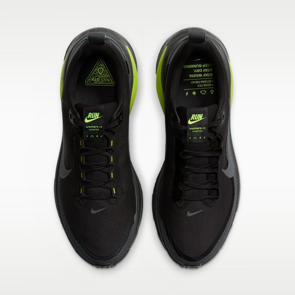 Nike Vomero 18 GORE-TEX Men's Waterproof Road Running Shoes with Reflective Accents - Anthracite/Lemon Venom/Black - Image 4