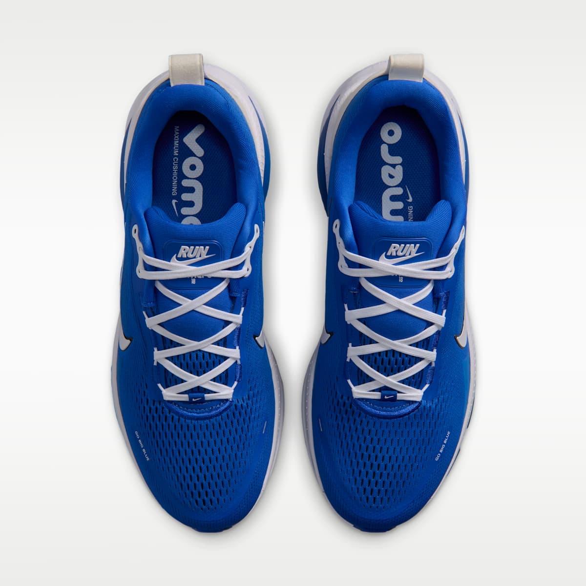 Nike College Vomero 18 (Kentucky) Men's Road Running Shoes - Game Royal/Black/White - Image 4