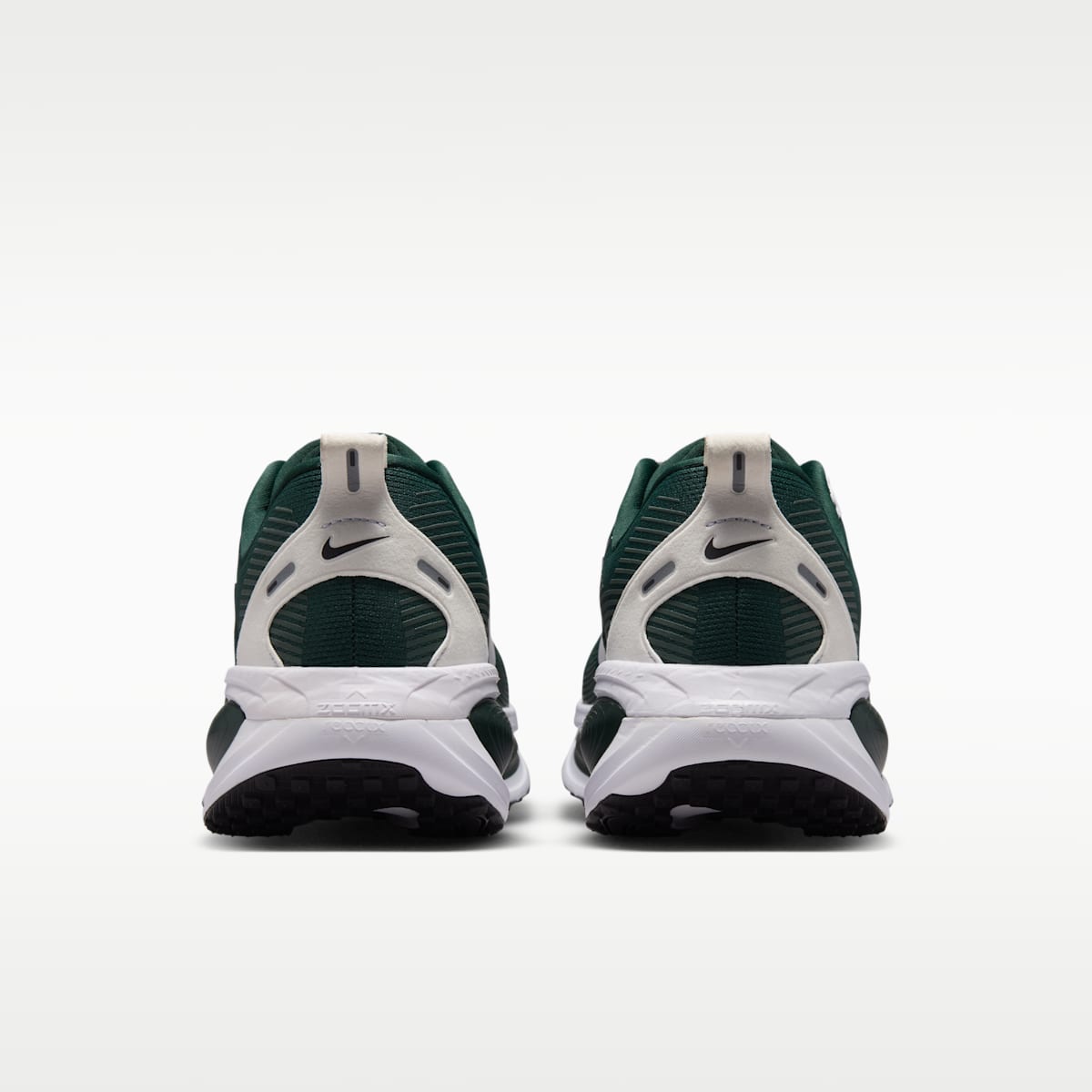 Nike College Vomero 18 (Michigan State) Men's Road Running Shoes - Pro Green/Black/White - Image 6