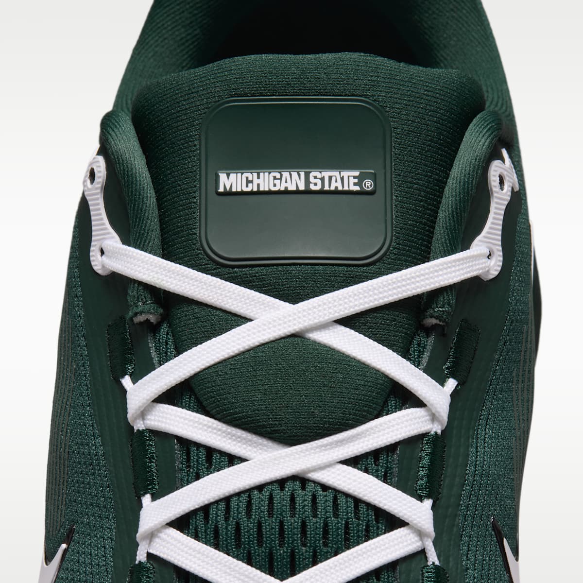 Nike College Vomero 18 (Michigan State) Men's Road Running Shoes - Pro Green/Black/White - Image 9